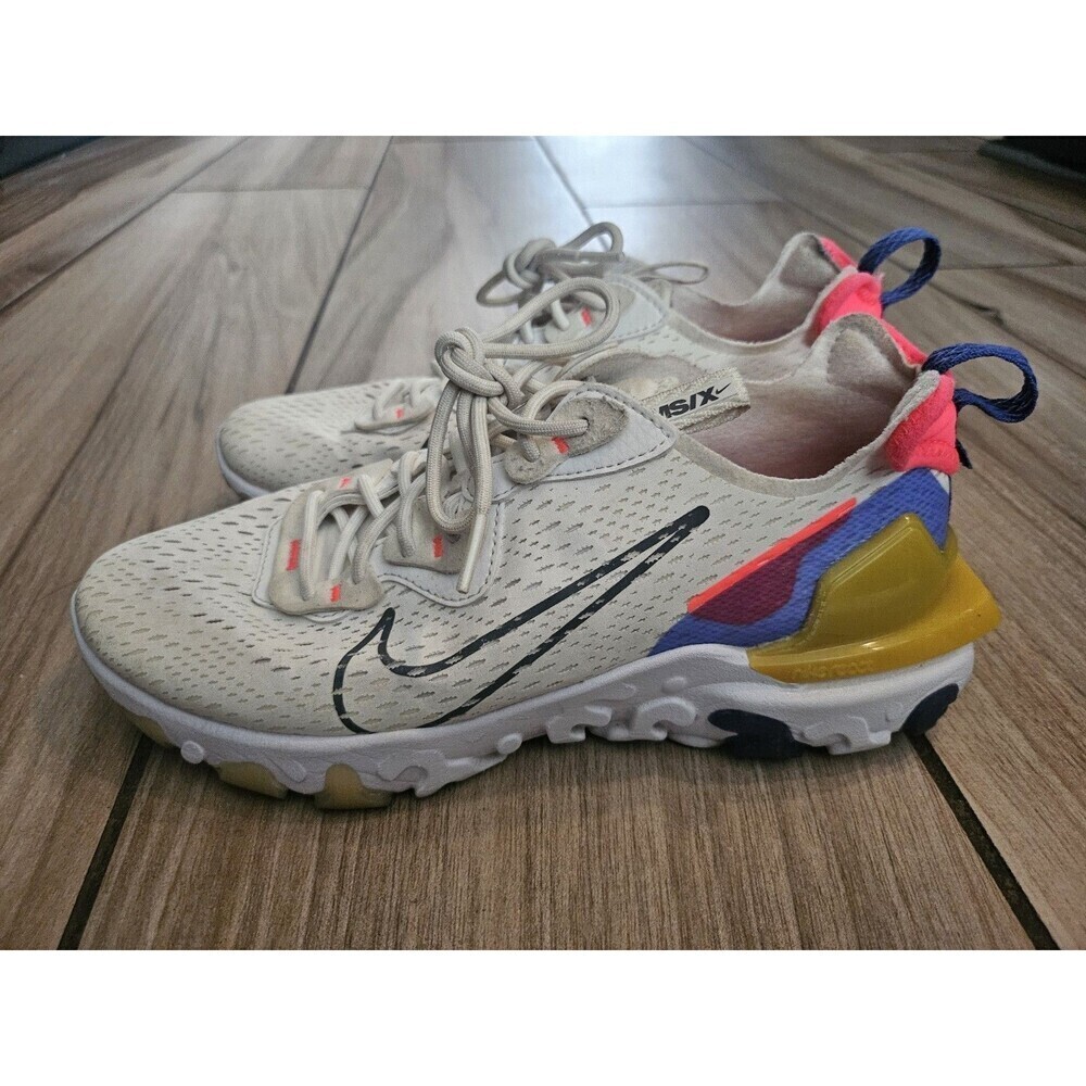 Size 9 - Nike React Vision White Astronomy Blue Women's Casual Sneakers - Picture 2 of 13